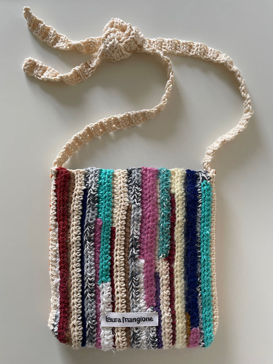 Colorful crochet bag Viola