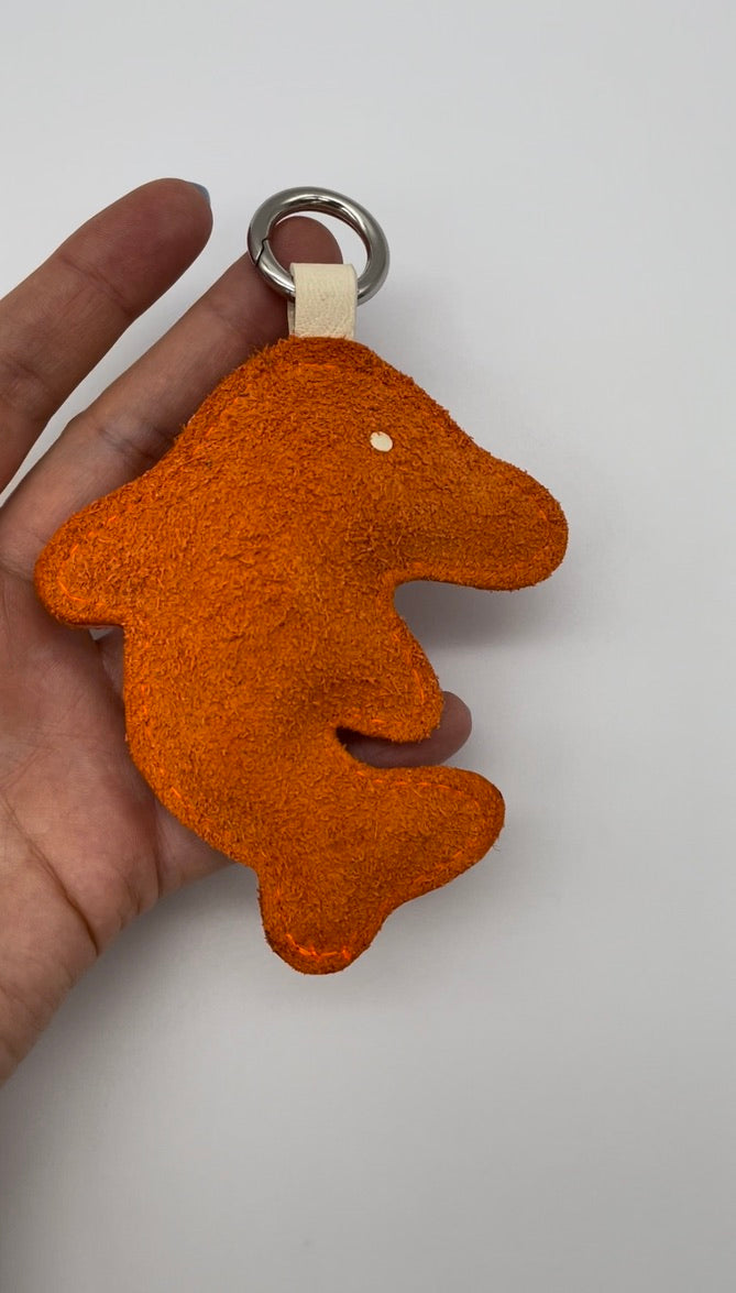 bag charm - olivenleder® fluffy DOLLY