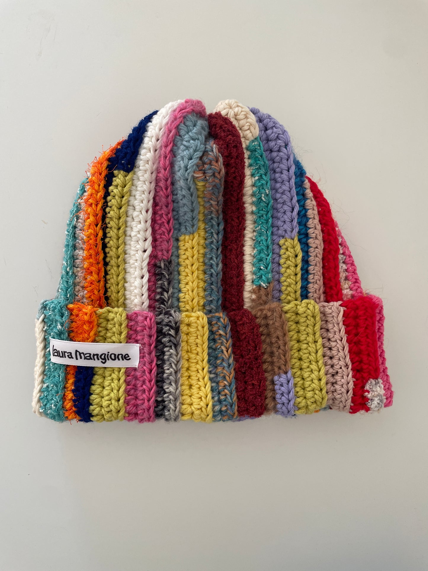 Chunky scrap yarn beanie Tory