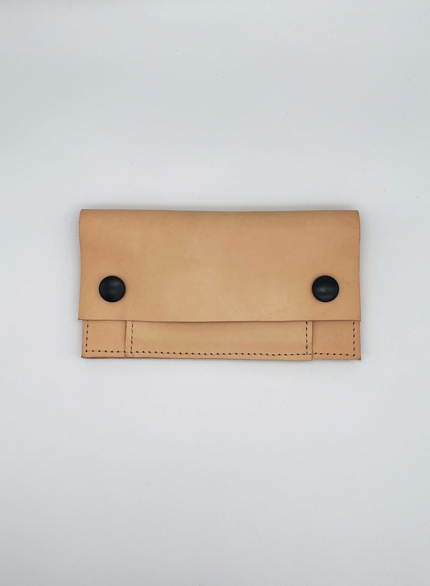 ALMA deadstock wallet - vegetable tanned leather (double croupon)