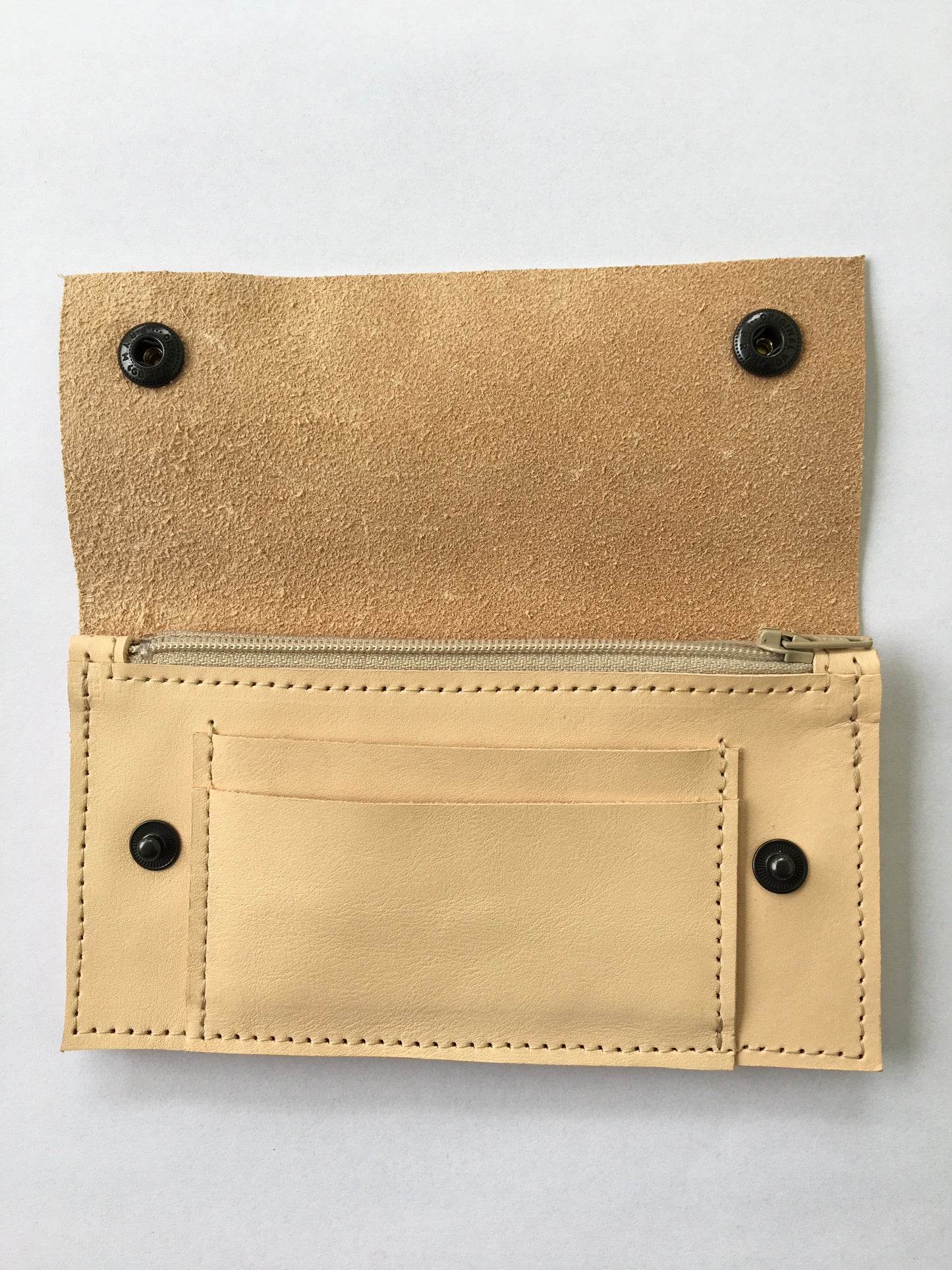 ALMA deadstock wallet - vegetable tanned leather (double croupon)