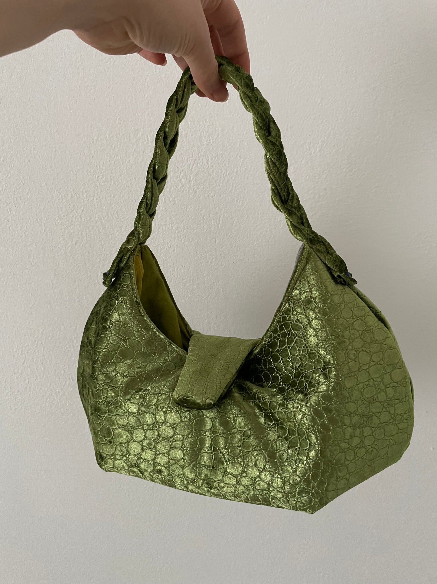 Upcycling bag CHLOE green