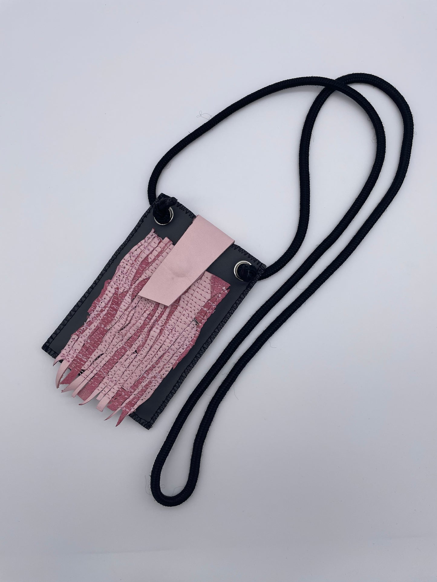 Upcycling bag 'Mini Sling' phone case leather scraps