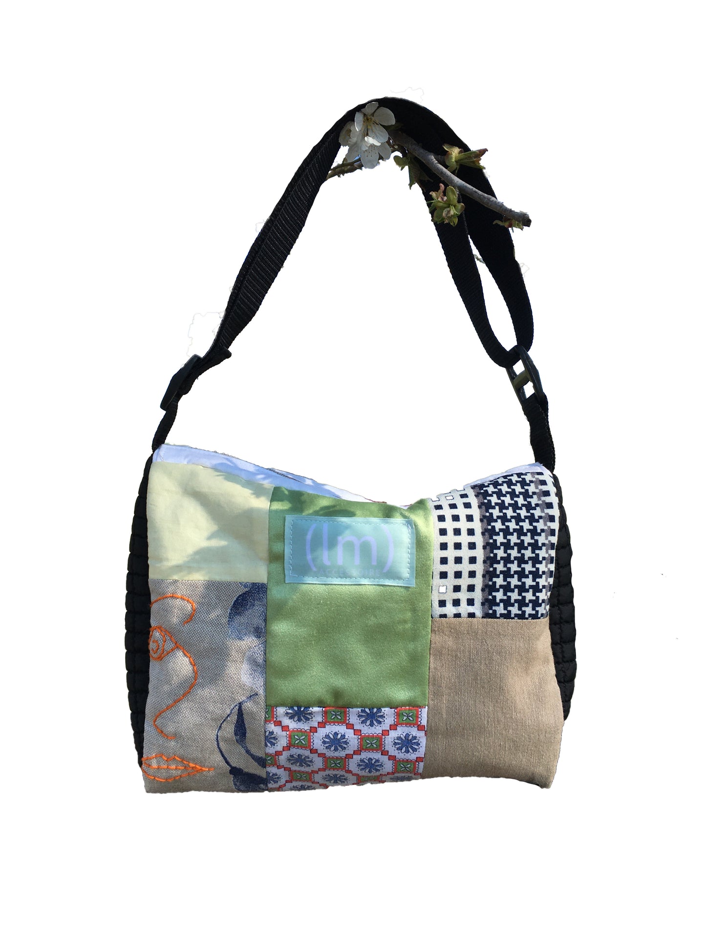 Upcycling patchwork bag AMY